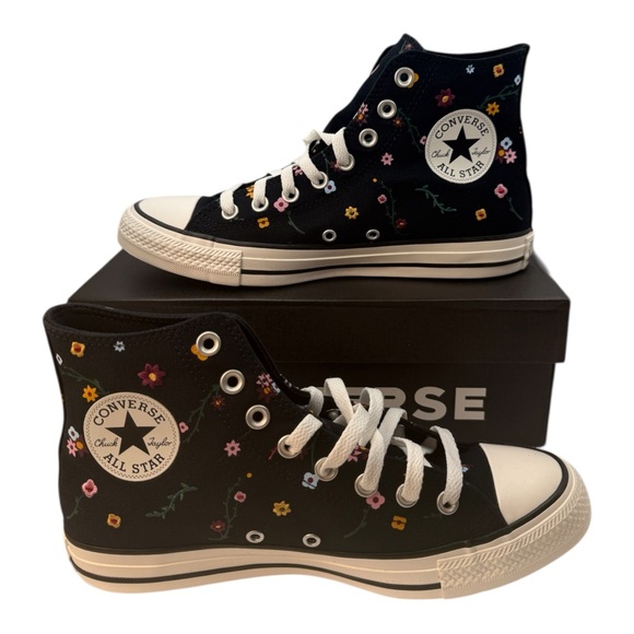 Converse Shoes - Converse Women's Chuck Taylor All Star Floral Embroidery High Top Shoe, Size 9.5